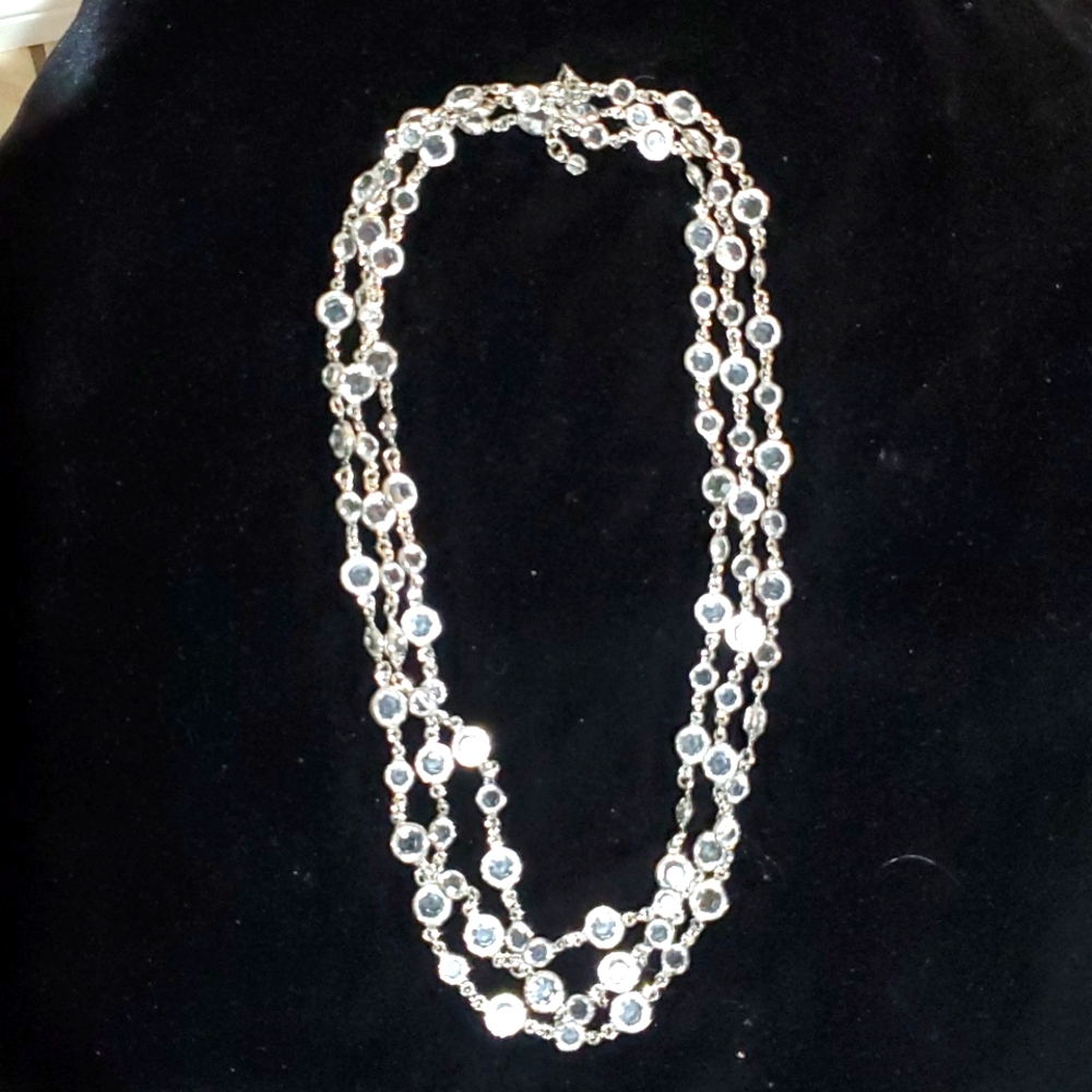 Loft Long Crystal Necklace